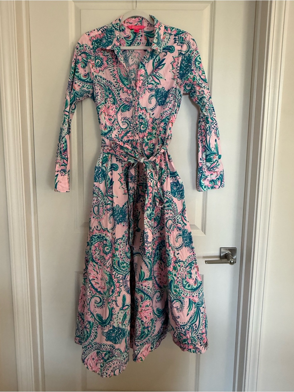 Lilly Pulitzer Mira Button-Front Midi Shirt Dress